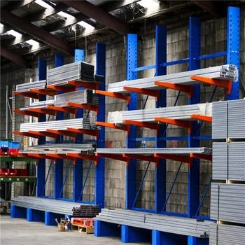 الثقيلة واجب واحد وجه الصلب الصناعي Cantilever الرف